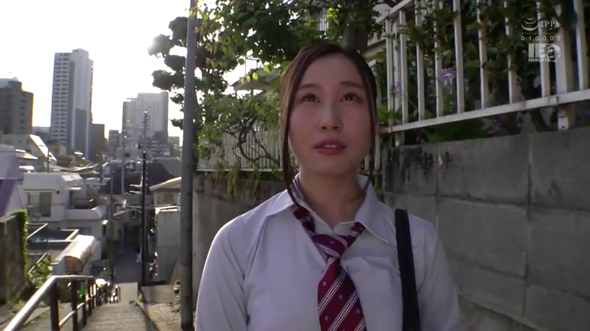 Melancholy · Standing Posture · 面部特写 · 红斜纹领带 · Pure style · 户外街道楼梯 · 行走中注视 · 黑色挎包