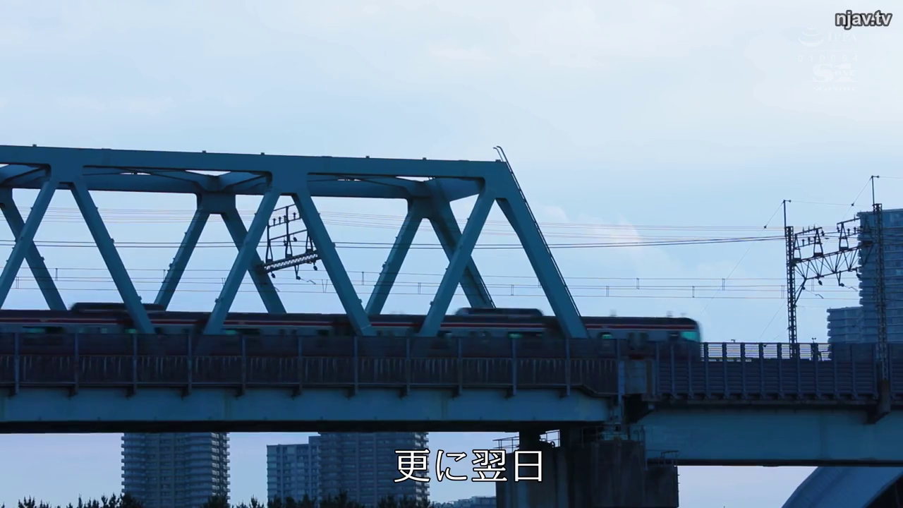 遠景 · 电车 · 空镜 · 户外铁道桥 · 列车行驶