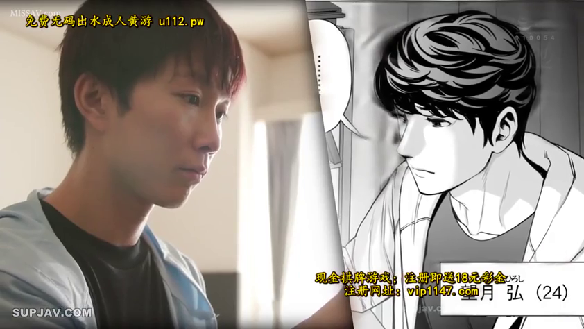 室内 · 沉思 · 忧郁 · 站立 · 侧脸特写 · 分屏展示 · 蓝色外套 · 漫画图